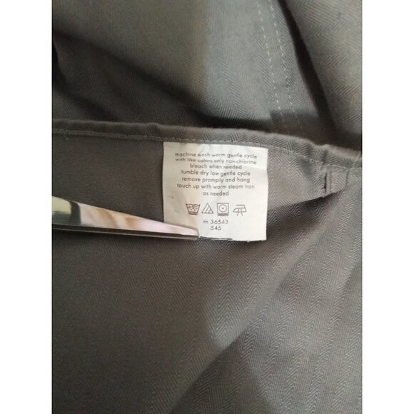 Joseph Abboud Gray Striped Regular Fit Dress Button Down Shirt Neck Sz 20 Tall - Picture 10 of 10